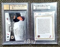 SP Authentic Upper Deck Hockey Bobby Orr & Wayne Gretzky Autograph Cards BGS