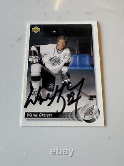 Signed Upper Deck Wayne Gretzky Kings 25