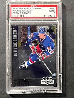 The Great One Wayne Gretzky Upper Deck Black Diamond Promo Sample Graded PSA 9