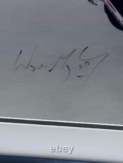UDA WAYNE GRETZKY SIGNED 16 x 20 RANGERS TRIPLE EXPOSURE SUPER LOW #14/199