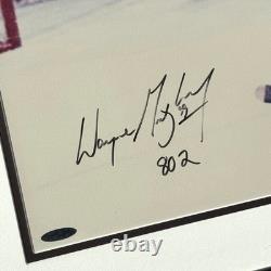 UDA Wayne Gretzky 802 Signed 16x20 Framed Photograph Upper Deck Holo