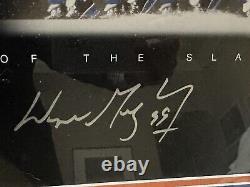 UD Wayne Gretzky Oilers Signed 16x20 Art of the Slap Shot Upper Deck Auto