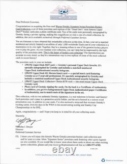 UD/Wayne Gretzky with2-Autographed Porcelain Signature Series-50/1000-with1979 RC/UG