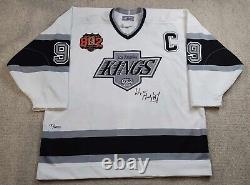 Uda Wayne Gretzky Signed Auto La Kings Authentic Jersey Upper Deck Le /1000
