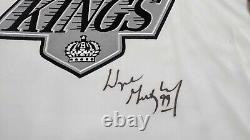 Uda Wayne Gretzky Signed Auto La Kings Authentic Jersey Upper Deck Le /1000