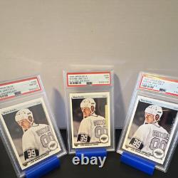 Upper Deck 1995 Wayne Gretzky 5th Anniversary #222 PSA Graded 3-Card Lot
