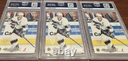Upper Deck 1995 Wayne Gretzky 5th Anniversary #222 PSA Graded 3-Card Lot
