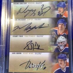Upper Deck 2012-13 SP Authentic UDC114762 2/5 BGS 8.5 Gretzky Auto Oilers HOF