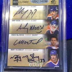 Upper Deck 2012-13 SP Authentic UDC114762 2/5 BGS 8.5 Gretzky Auto Oilers HOF