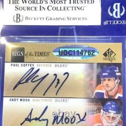 Upper Deck 2012-13 SP Authentic UDC114762 2/5 BGS 8.5 Gretzky Auto Oilers HOF