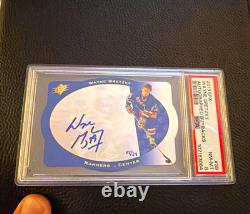 Upper Deck 2013 SPx Wayne Gretzky Rangers Buybacks Blue Auto /24 #39 PSA