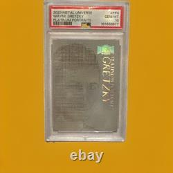 Upper Deck 2023 Metal Universe Platinum Portraits Wayne Gretzky #PP4 PSA 10