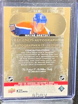 Upper Deck 2023 Tim Horton's Legends Wayne Gretzky Autograph Redemption Card