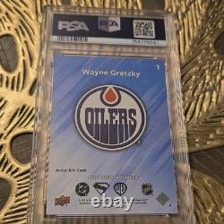Upper Deck 2025 DC x NHL Crossover Wayne Gretzky #1 Oilers PSA 9