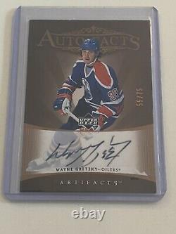 Upper Deck Artifacts Autofacts Card Wayne Gretzky AUTO #AF-WG /75 Combined Ship