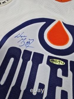 Upper Deck Authentic WAYNE GRETZKY Signed Jersey 404/499 Oilers Stanley Cup