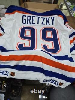 Upper Deck Authentic WAYNE GRETZKY Signed Jersey 404/499 Oilers Stanley Cup