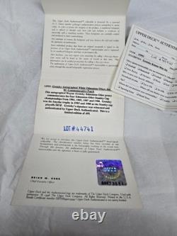 Upper Deck Authentic WAYNE GRETZKY Signed Jersey 404/499 Oilers Stanley Cup