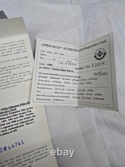 Upper Deck Authentic WAYNE GRETZKY Signed Jersey 404/499 Oilers Stanley Cup