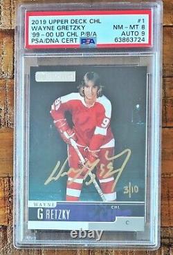 Upper Deck Buybacks Wayne Gretzky 3/10 Canvas Auto Gold Ink SP READ