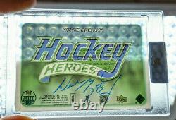 Upper Deck Clear Cut Wayne Gretzky Auto Hockey Heroes Tribute Headers 1400 Pack