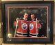 Upper Deck Fanatic Framed Photo Connor Mcdavid Wayne Gretzky Sign Auto 100 26x22
