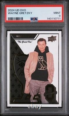 Upper Deck OVO Wayne Gretzky Hockey Card Super Short Print Only 99 Printed PSA 9
