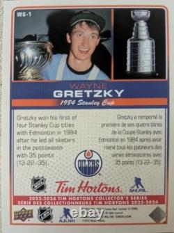Upper Deck Tim Hortons WG-T1 Wayne Gretzky - Extremely RARE! 112000 Packs