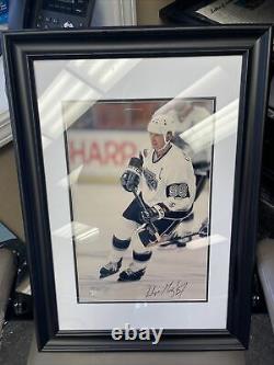 Upper Deck UDA Wayne Gretzky Signed & Framed 12 x 18 Photo Limited # 138 of 300