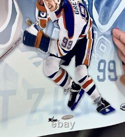 Upper Deck Wayne Gretzky & Connor Mcdavid Autographed Origins 36x18 Uda 38/100