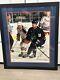 Upper Deck Wayne Gretzky Mark Messier Signed 16x20 Photo Framed Holograms Only