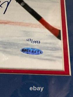 Upper Deck Wayne Gretzky Mark Messier Signed 16x20 Photo Framed Holograms Only