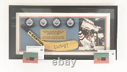 Upper Deck Wayne Gretzky Shadow Box Signed Stick & 8x10 Photo Framed withCOA