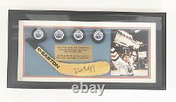 Upper Deck Wayne Gretzky Shadow Box Signed Stick & 8x10 Photo Framed withCOA