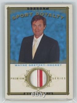 Upper Deck goodwin Wayne Gretzky stick game use memorabilia 01/10