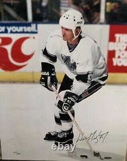 Vintage Wayne Gretzky Signed 16x20 LA Kings Photo Upper Deck UDA #/300
