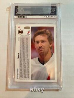 WAYNE GRETZKY, 1991 Upper Deck French #13, PSA 10