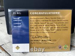 WAYNE GRETZKY 2001/02 UD NHL Game Used Jersey TIMELESS TRIBUTES #TT-WG