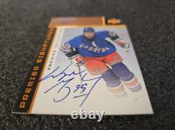 WAYNE GRETZKY 2003 Upper Deck Premiere Collection On Card Autograph