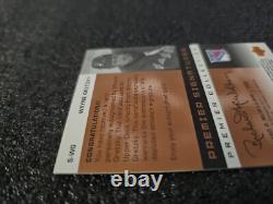 WAYNE GRETZKY 2003 Upper Deck Premiere Collection On Card Autograph