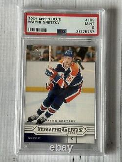 WAYNE GRETZKY 2004 Young Guns PSA MINT 9 #183 Upper Deck
