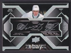 WAYNE GRETZKY 2008 Upper Deck Game Night Ticket Auto #GN-WG, /25