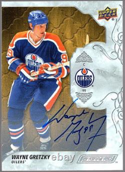WAYNE GRETZKY 2019-20 Upper Deck Engrained Oak Auto Rare Redemption SP Signature