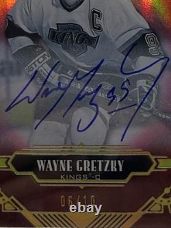WAYNE GRETZKY 2020-21 Upper Deck Stature? Red Auto 6/10 SSP? KINGS