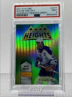 WAYNE GRETZKY 2021-22 UPPER DECK STATURE LEGENDS HEIGHTS GREEN /125 PSA 9 Pop 3