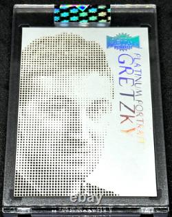 WAYNE GRETZKY 2021 Upper Deck Metal Universe Platinum Portaits Oilers