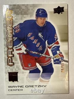 WAYNE GRETZKY 2022-23 Premier /99 Base SP #68/99 UD Upper Deck #99 New York SP