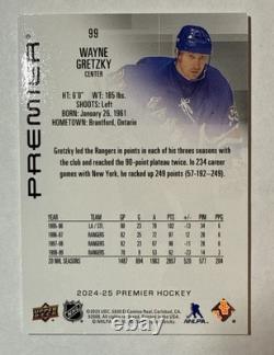 WAYNE GRETZKY 2022-23 Premier /99 Base SP #68/99 UD Upper Deck #99 New York SP