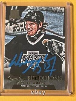 WAYNE GRETZKY 2022-23 UD The Cup SIGNATURE RENDITIONS Canvas Auto Autograph SSP