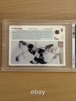 WAYNE GRETZKY AUTOGRAPHED 1990 UPPER DECK ART ROSS TROPHY WINNER PSA NM 7 Auto10